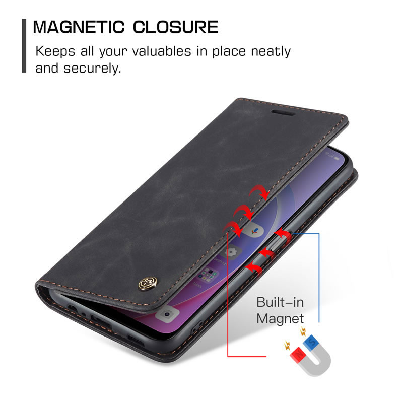 CaseMe Samsung Galaxy S10 Series Retro Leather Wallet Case - Image 6