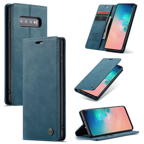 CaseMe Samsung Galaxy S10 Series Retro Leather Wallet Case - Image 12
