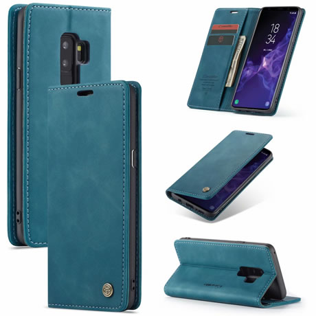 CaseMe Samsung Galaxy S8 &S9 Series Soft Slim Folio Flip PU Leather Wallet Case with 2 Cards Slot - Image 7