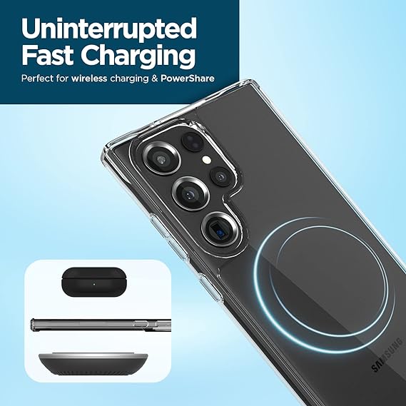 Samsung Galaxy S21 Ultra, S22 Ultra and S23 Ultra Premium Anti Burst Case Shockproof Armour Soft Transparent - Image 3