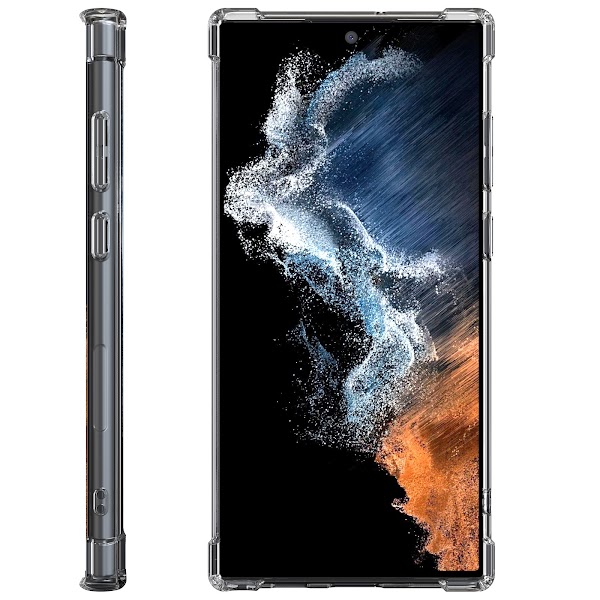 Samsung Galaxy S21 Ultra, S22 Ultra and S23 Ultra Premium Anti Burst Case Shockproof Armour Soft Transparent - Image 7