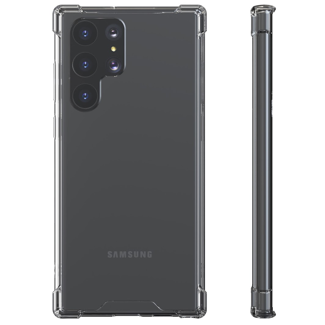 Samsung Galaxy S21 Ultra, S22 Ultra and S23 Ultra Premium Anti Burst Case Shockproof Armour Soft Transparent