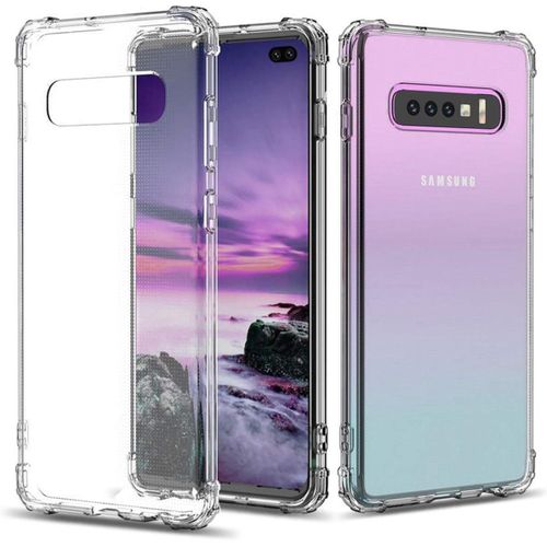 Samsung Galaxy S10 Series Antiburst Shockproof Bumper Protective Phone Cover, Hybrid Design Hard PC Back with Flexible TPU Frame - Image 10