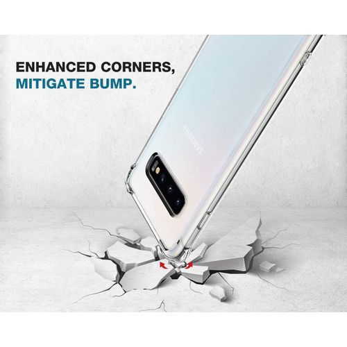 Samsung Galaxy S10 Series Antiburst Shockproof Bumper Protective Phone Cover, Hybrid Design Hard PC Back with Flexible TPU Frame - Image 6