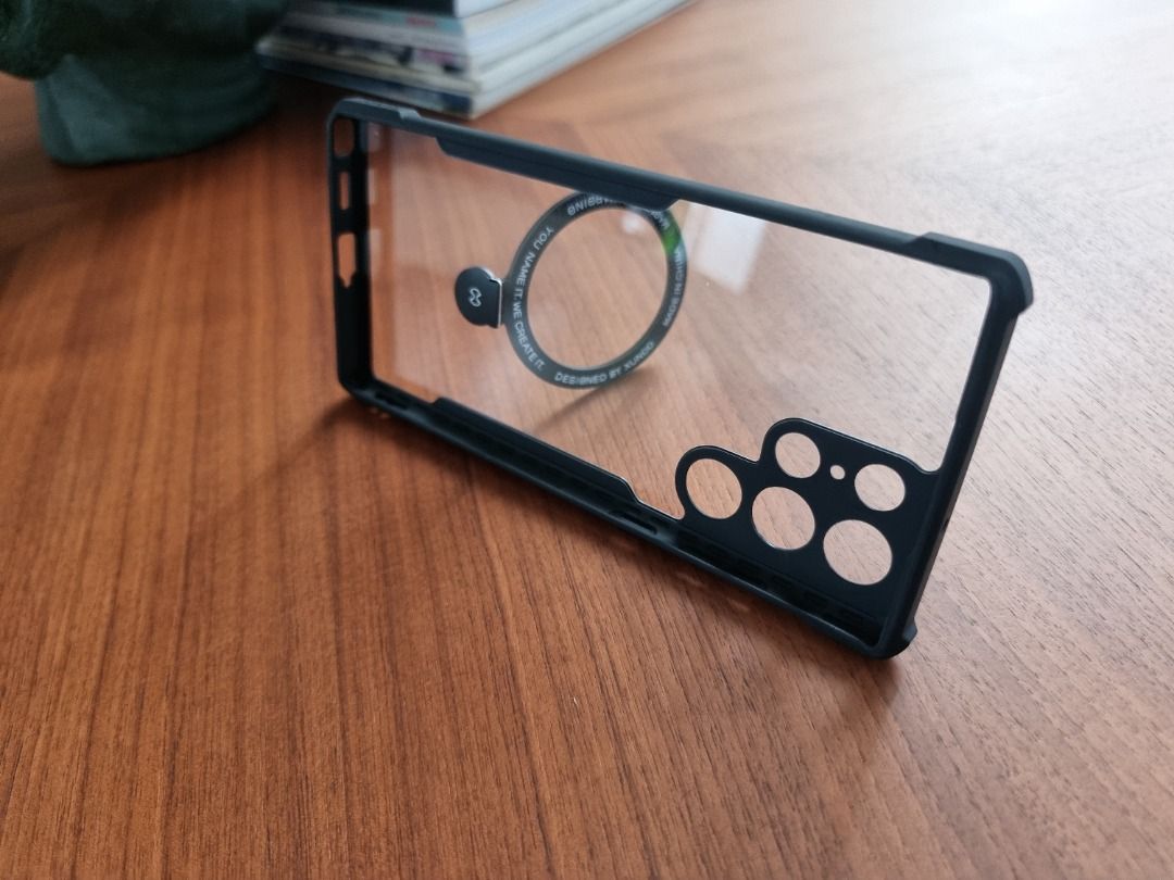 Xundd Clear Magsafe with Stand Shockproof Case For Samsung Galaxy S22 Ultra, S23 Ultra,S24, S24 Plus and S24 Ultra. - Image 5