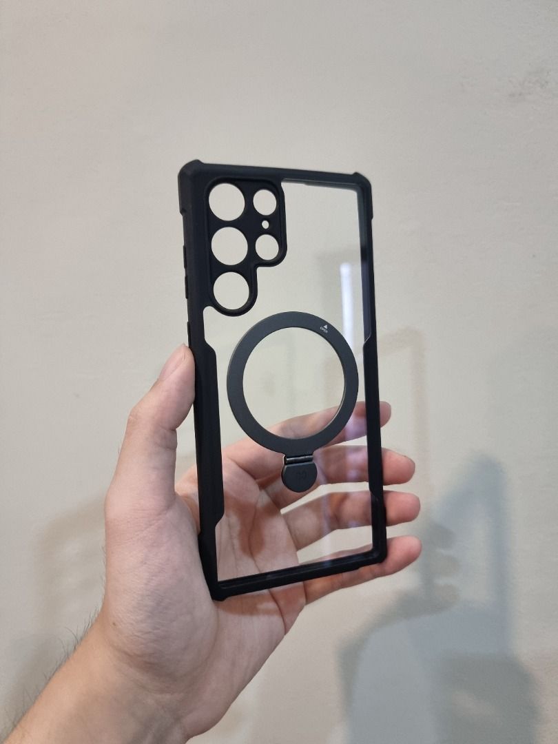 Xundd Clear Magsafe with Stand Shockproof Case For Samsung Galaxy S22 Ultra, S23 Ultra,S24, S24 Plus and S24 Ultra. - Image 3