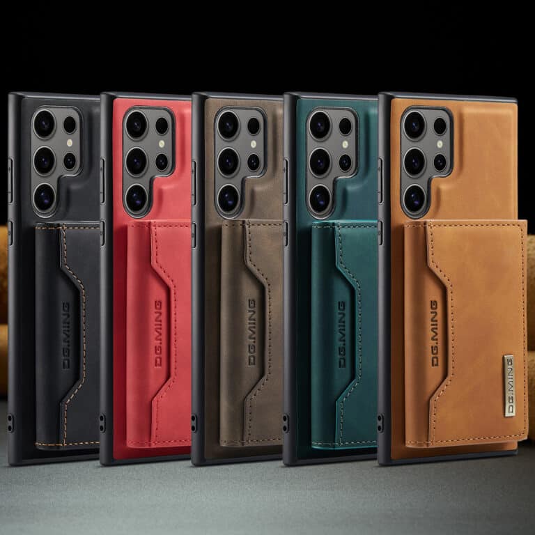 Samsung S22 Ultra,Samsung S23 Ultra and Samsung S24 Ultra Luxury Premium Luxury 2in1 Separable Leather Card Slot Wallet Magnetic Phone Case