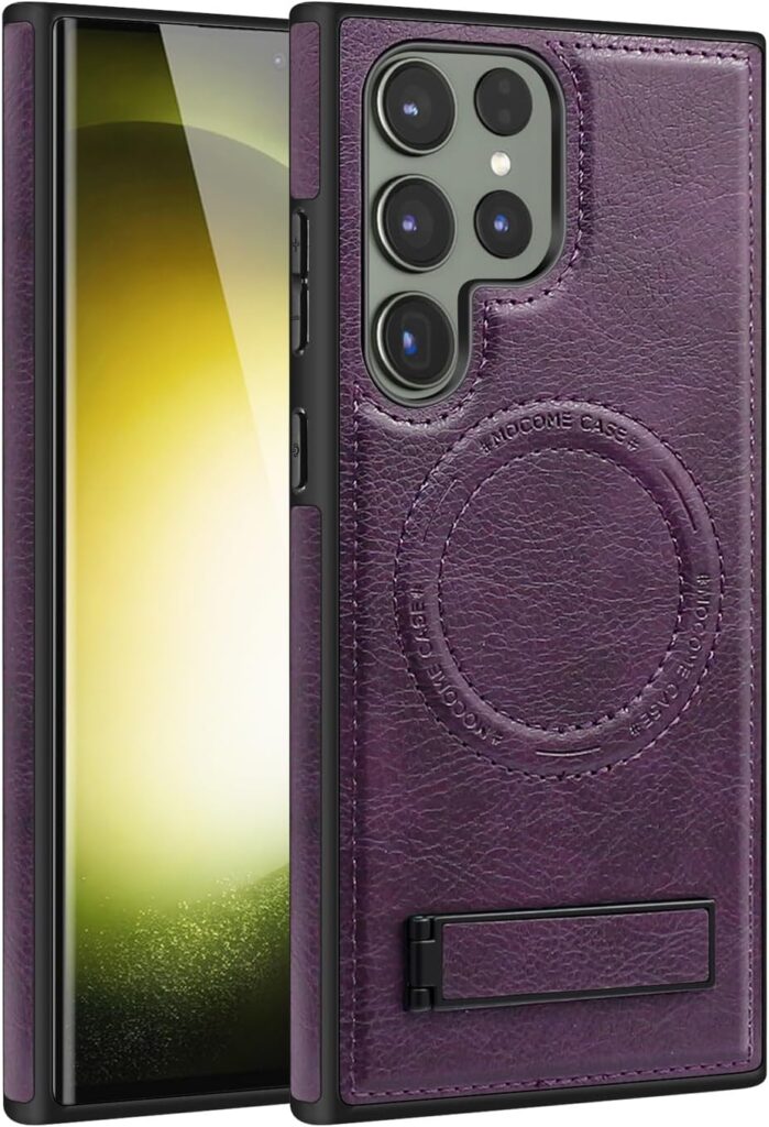 Samsung Galaxy S25 Series Magnetic PU Leather Magsafe Protective Cover Case - Image 18
