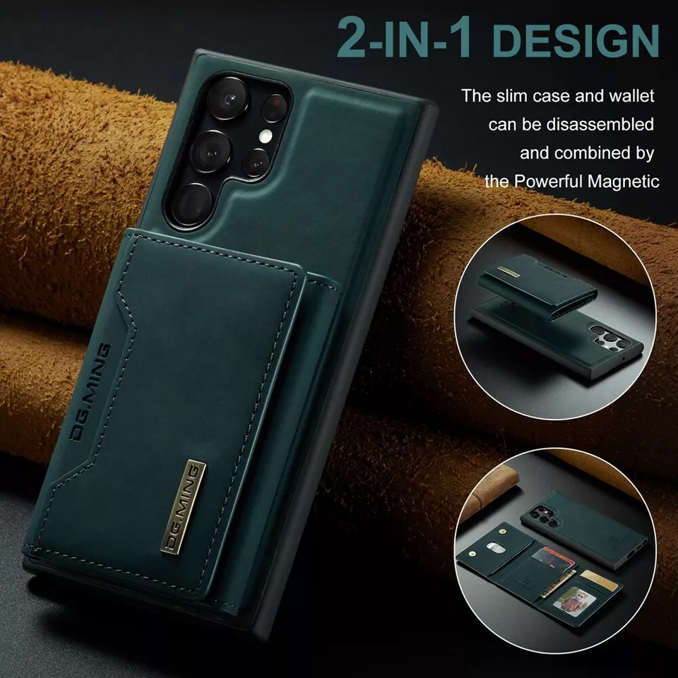 Samsung S22 Ultra,Samsung S23 Ultra and Samsung S24 Ultra Luxury Premium Luxury 2in1 Separable Leather Card Slot Wallet Magnetic Phone Case - Image 9