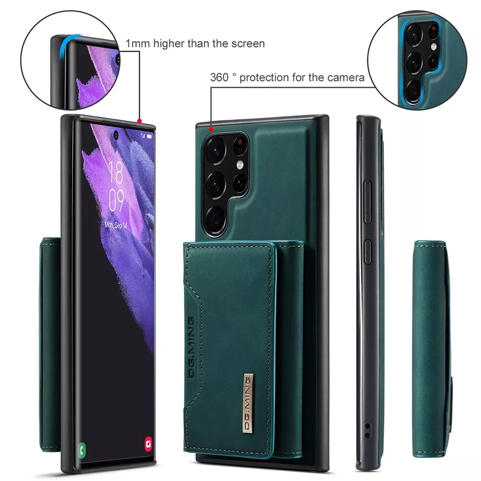 Samsung S22 Ultra,Samsung S23 Ultra and Samsung S24 Ultra Luxury Premium Luxury 2in1 Separable Leather Card Slot Wallet Magnetic Phone Case - Image 12