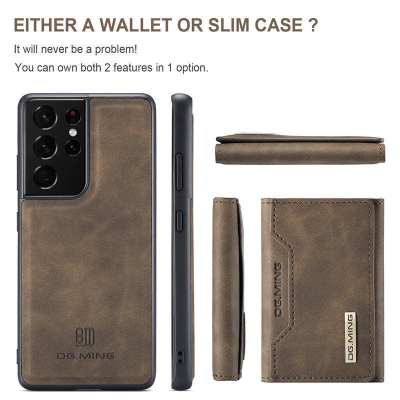 Samsung S22 Ultra,Samsung S23 Ultra and Samsung S24 Ultra Luxury Premium Luxury 2in1 Separable Leather Card Slot Wallet Magnetic Phone Case - Image 5
