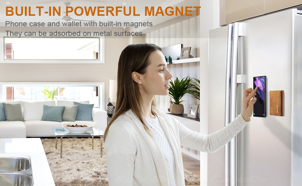 Samsung S22 Ultra,Samsung S23 Ultra and Samsung S24 Ultra Luxury Premium Luxury 2in1 Separable Leather Card Slot Wallet Magnetic Phone Case - Image 8