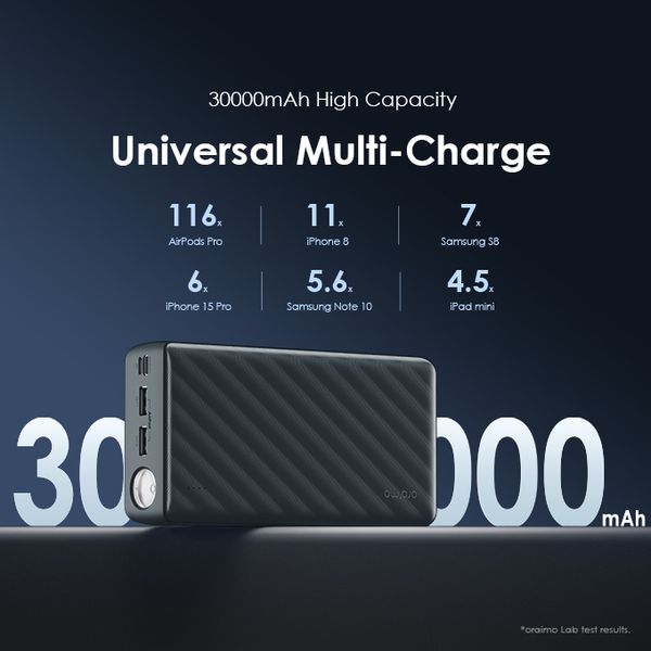 oraimo PowerBox 300 Lit 30000mAh 15W Power Bank