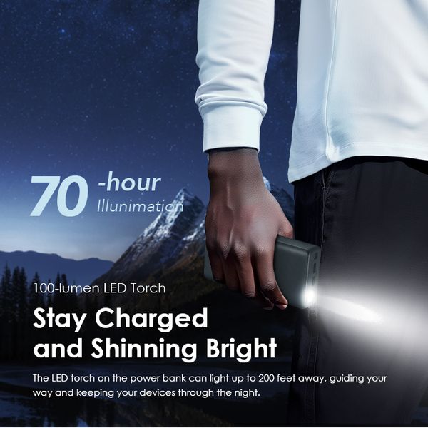 oraimo PowerBox 300 Lit 30000mAh 15W Power Bank - Image 3